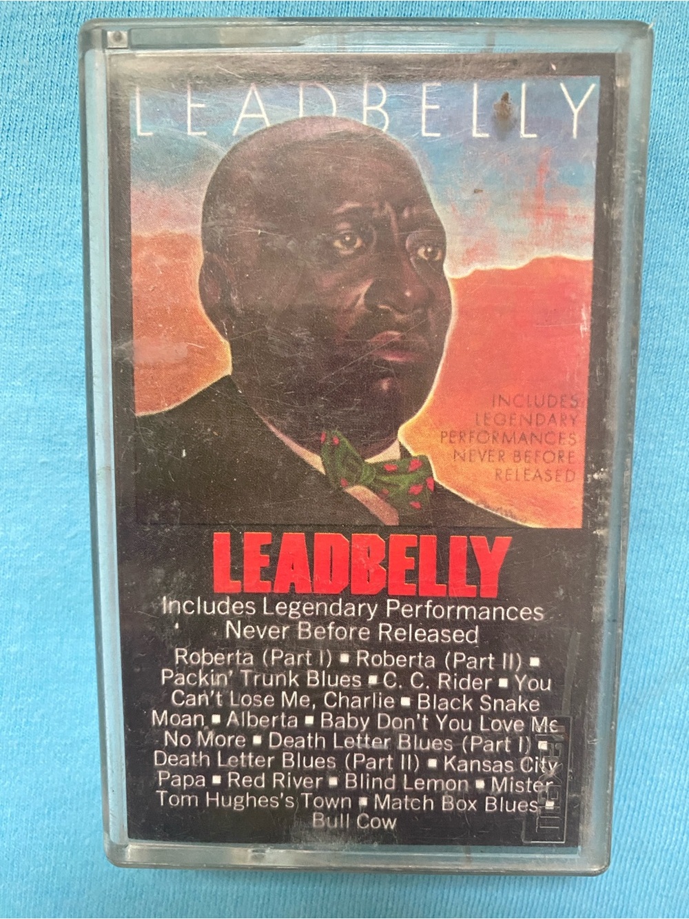 Lead Belly (Leadbelly) Self-Titled Cassette Tape